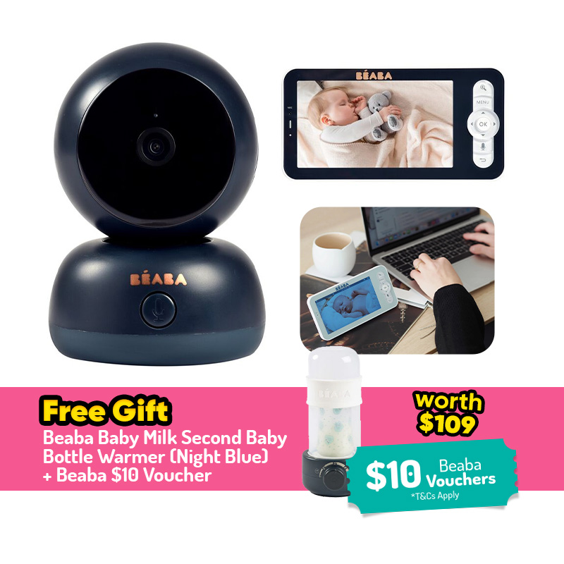 Beaba Video Baby Monitor Zen Premium + FREE GIFT
